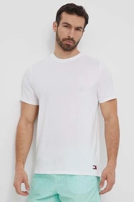 Zdjęcie produktu Tommy Jeans t-shirt lounge 2-pack kolor biały gładki UM0UM03157