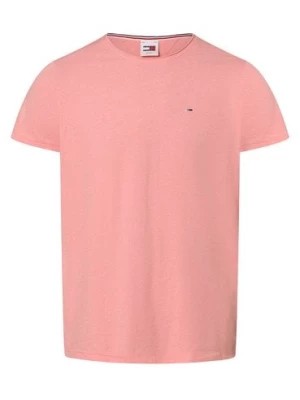 Zdjęcie produktu Tommy Jeans T-shirt męski Mężczyźni Bawełna różowy marmurkowy,
