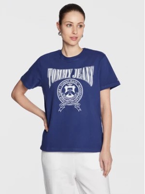 Zdjęcie produktu Tommy Jeans T-Shirt Varsity DW0DW14919 Granatowy Loose Fit