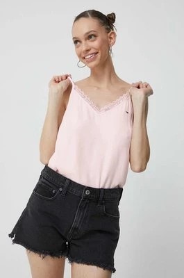 Zdjęcie produktu Tommy Jeans top damski kolor różowy