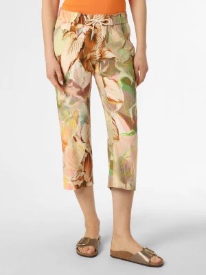Zdjęcie produktu TONI Spodnie z dodatkiem lnu Kobiety len beżowy|wielokolorowy wzorzysty,