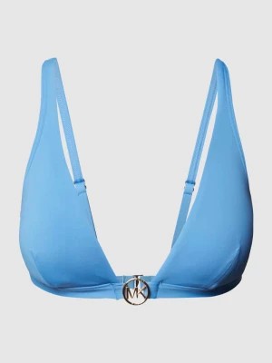 Zdjęcie produktu Top bikini z detalem z logo MICHAEL Michael Kors