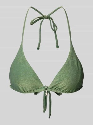 Zdjęcie produktu Top bikini z efektowną przędzą model ‘RICO SEAGLITTER’ banana moon