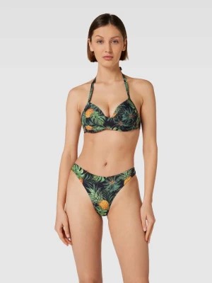 Zdjęcie produktu Top bikini z nadrukiem na całej powierzchni model ‘EYRO’ banana moon
