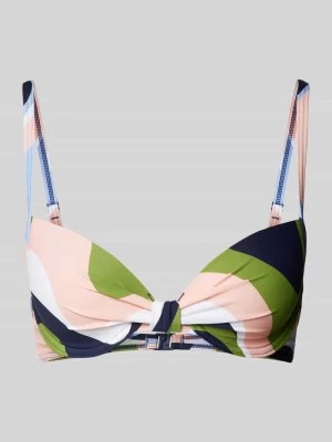 Zdjęcie produktu Top bikini z nadrukiem na całej powierzchni model ‘WAVE BEACH’ Esprit