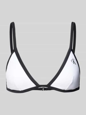 Zdjęcie produktu Top bikini z nadrukiem z logo Calvin Klein Underwear
