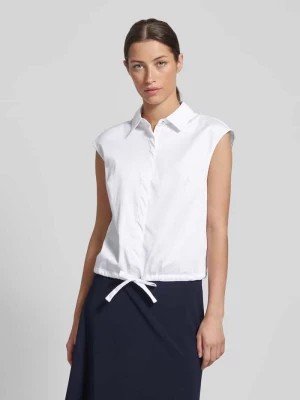 Zdjęcie produktu Top bluzkowy w jednolitym kolorze z krytą listwą guzikową Zero