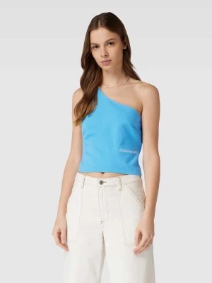 Zdjęcie produktu Top krótki na jedno ramię Calvin Klein Jeans