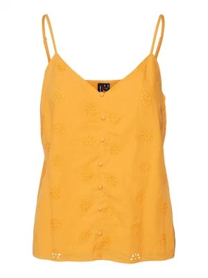 Zdjęcie produktu Vero Moda Top "Maja" w kolorze żółtym rozmiar: XS