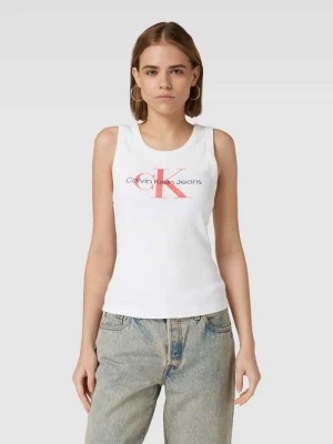 Zdjęcie produktu Top z nadrukiem z logo Calvin Klein Jeans