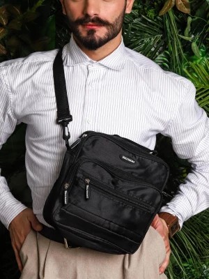 Zdjęcie produktu Torba męska na ramię saszetka do pracy BELTIMORE czarny Merg