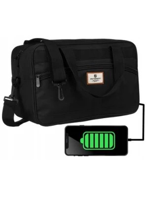 Zdjęcie produktu Torba na bagaż podręczny do samolotu — Peterson unisex z portem USB
