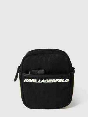 Zdjęcie produktu Torba na ramię z obszyciem w kontrastowym kolorze Karl Lagerfeld