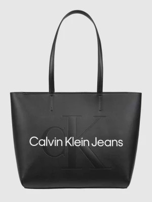 Zdjęcie produktu Torba shopper z materiału skóropodobnego Calvin Klein Jeans