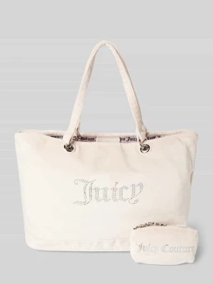 Zdjęcie produktu Torba shopper z obszyciem ozdobnymi kamieniami model ‘KIMBERLY’ Juicy Couture