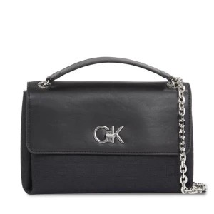 Zdjęcie produktu Torebka Calvin Klein Re-Lock Conv Shoulder Bag_Jcq K60K611755 Black Jacquard Mono 0GK