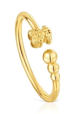 Zdjęcie produktu Tous pierścionek ze srebra pokrytego złotem 1004107611