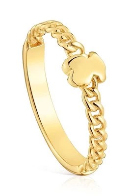 Zdjęcie produktu Tous pierścionek ze srebra pokrytego złotem 1004106912