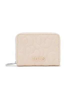 Zdjęcie produktu Tous portfel skórzany damski kolor beżowy 2002025001