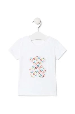 Zdjęcie produktu Tous t-shirt bawełniany dziecięcy kolor biały