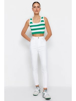 Zdjęcie produktu trendyol Dżinsy - Skinny fit - w kolorze białym rozmiar: 42