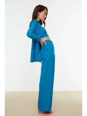Zdjęcie produktu trendyol Spodnie w kolorze niebieskim rozmiar: 40