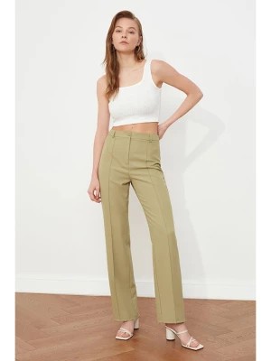 Zdjęcie produktu trendyol Spodnie w kolorze oliwkowym rozmiar: 34