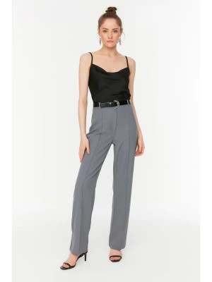 Zdjęcie produktu trendyol Spodnie w kolorze szarym rozmiar: 38