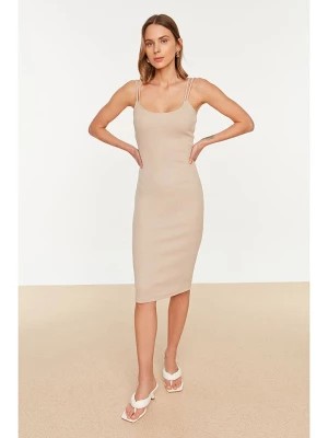 Zdjęcie produktu trendyol Sukienka w kolorze beżowym rozmiar: XL