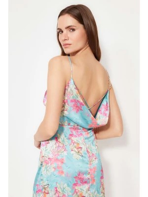 Zdjęcie produktu trendyol Sukienka w kolorze błękitno-różowym rozmiar: 40