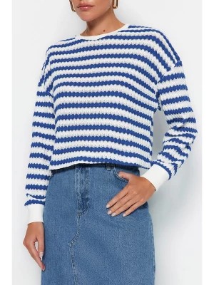 Zdjęcie produktu trendyol Sweter w kolorze biało-niebieskim rozmiar: S