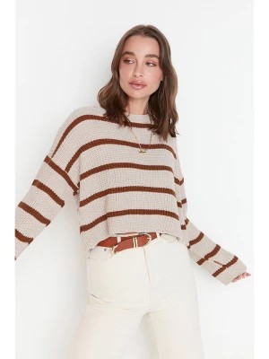 Zdjęcie produktu trendyol Sweter w kolorze jasnoróżowo-brązowym rozmiar: S
