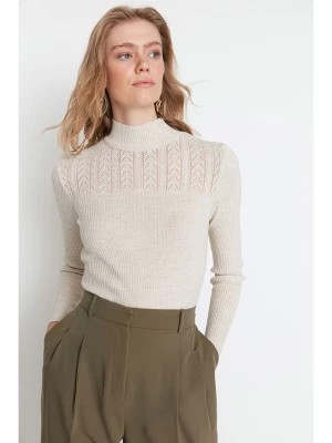 Zdjęcie produktu trendyol Sweter w kolorze kremowym rozmiar: S