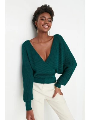 Zdjęcie produktu trendyol Sweter w kolorze zielonym rozmiar: S
