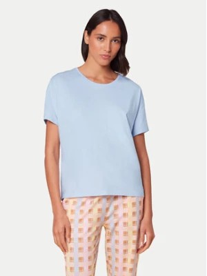 Zdjęcie produktu Triumph Koszulka piżamowa Mix & Match 10218281 Błękitny Relaxed Fit