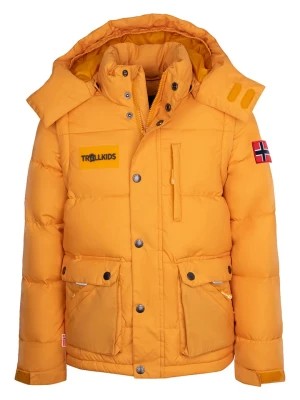 Zdjęcie produktu Trollkids Kurtka zimowa Zipp-Off "Holmdalen XT" w kolorze żółtym rozmiar: 164