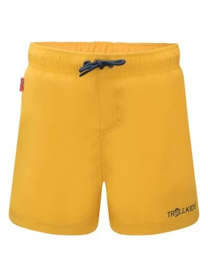 Zdjęcie produktu Trollkids Szorty kąpielowe "Balestrand" w kolorze żółtym rozmiar: 92