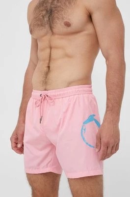 Zdjęcie produktu Trussardi szorty kąpielowe kolor różowy
