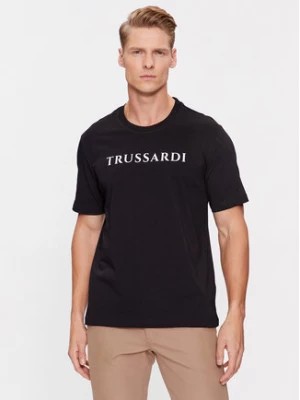 Zdjęcie produktu Trussardi T-Shirt 52T00768 Czarny Regular Fit