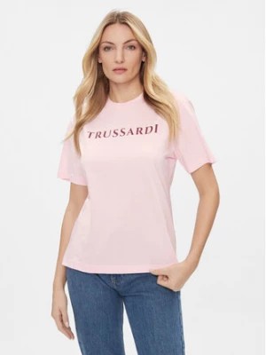 Zdjęcie produktu Trussardi T-Shirt 56T00592 Różowy Regular Fit