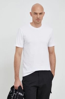 Zdjęcie produktu Trussardi t-shirt bawełniany kolor biały gładki
