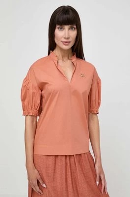 Zdjęcie produktu Twinset bluzka damska kolor pomarańczowy gładka