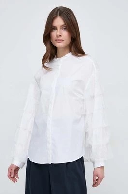 Zdjęcie produktu Twinset koszula bawełniana damska kolor biały relaxed