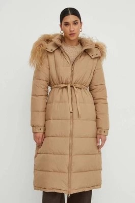 Zdjęcie produktu Twinset kurtka damska kolor beżowy zimowa