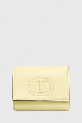 Zdjęcie produktu Twinset portfel damski kolor żółty