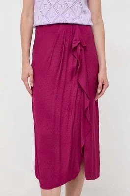 Zdjęcie produktu Twinset spódnica kolor fioletowy maxi prosta