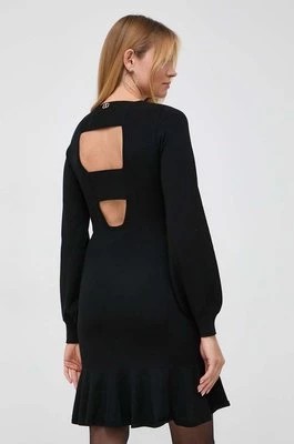 Zdjęcie produktu Twinset sukienka kolor czarny mini dopasowana
