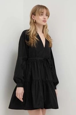 Zdjęcie produktu Twinset sukienka kolor czarny mini rozkloszowana