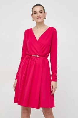 Zdjęcie produktu Twinset sukienka kolor różowy mini rozkloszowana
