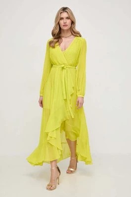Zdjęcie produktu Twinset sukienka kolor zielony maxi rozkloszowana